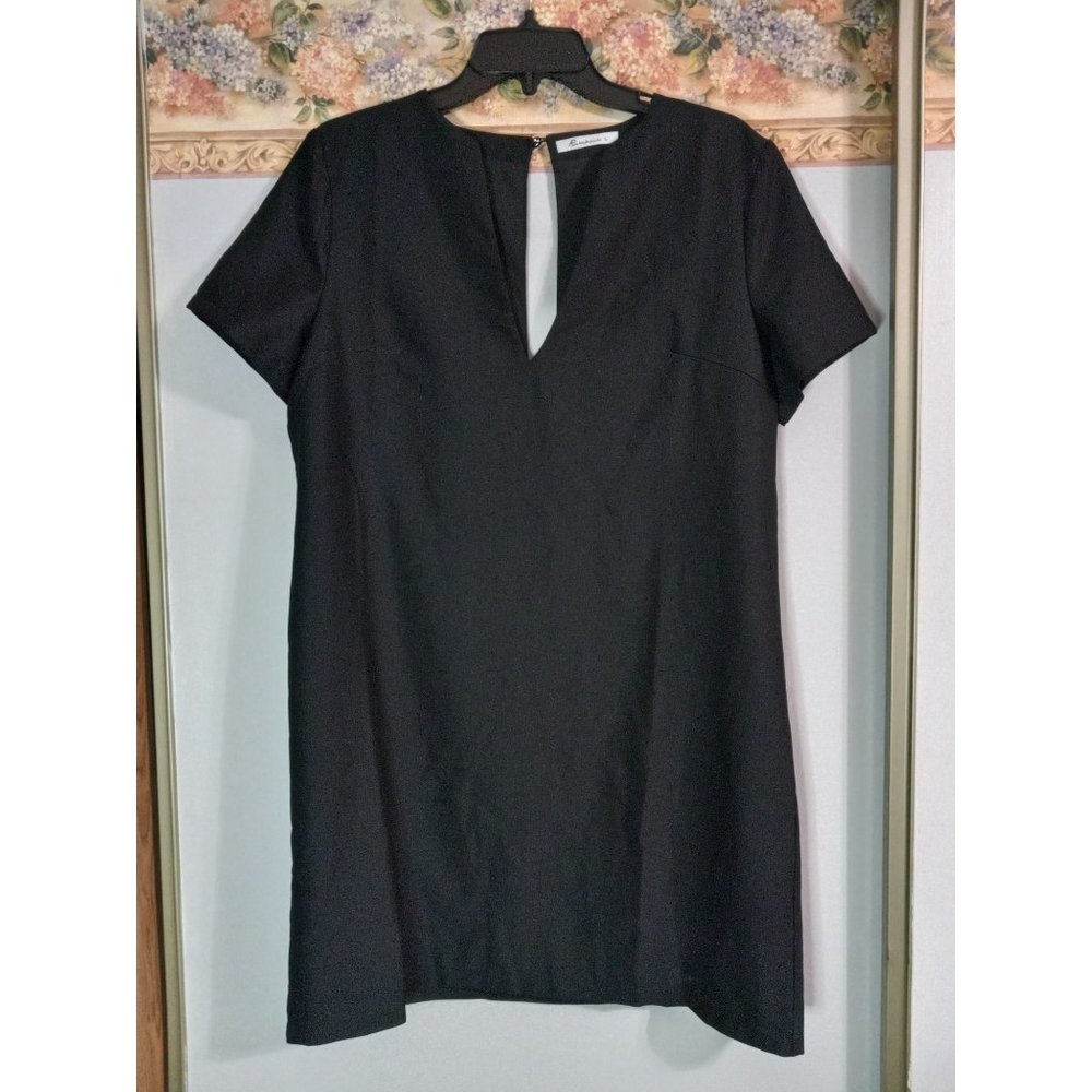 AEL Large Black Shift Casual Going Out Occasion Business Mini Classic Dress